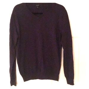 Navy J. Crew Men’s V-neck Sweater